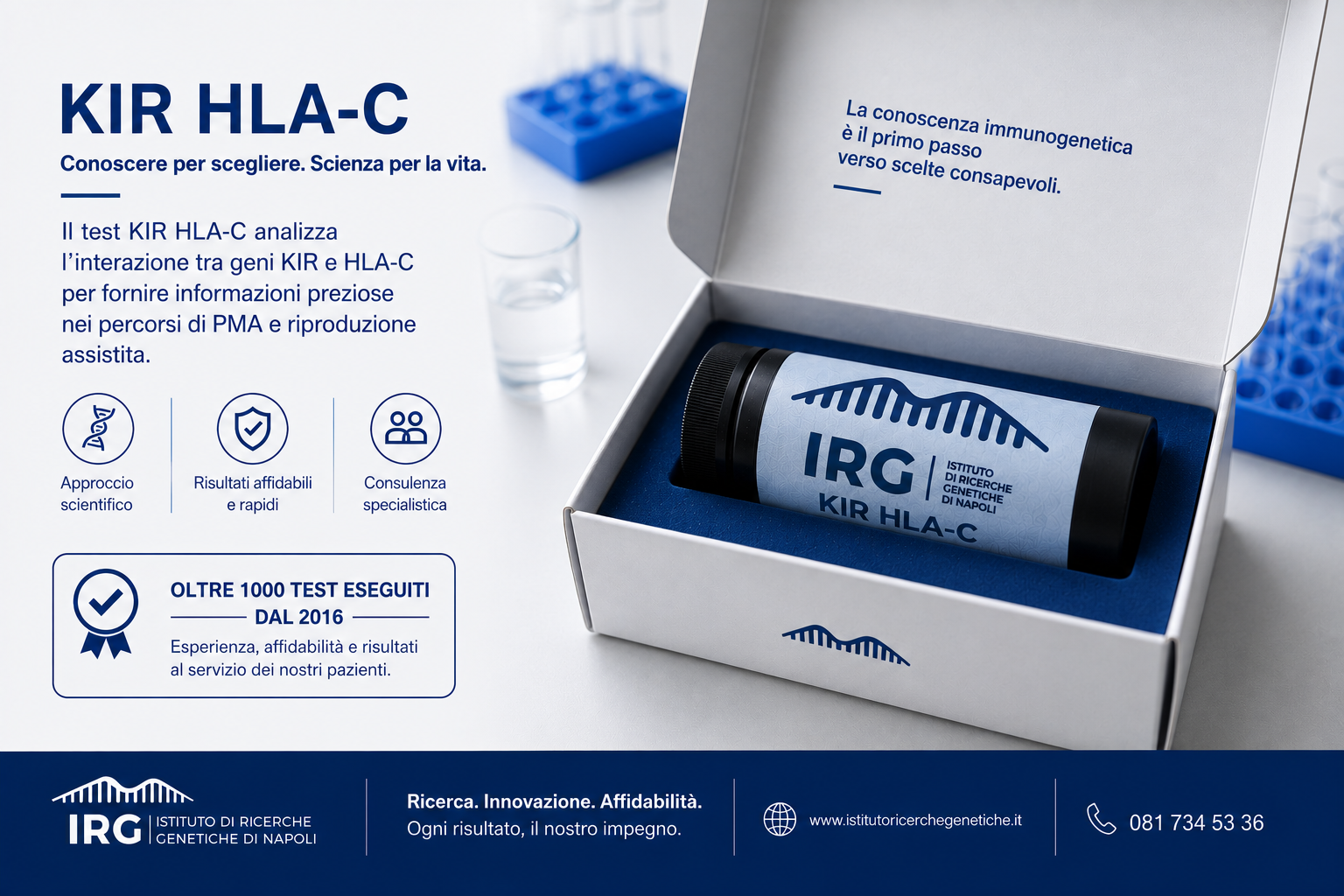 Immagine del kit KIR HLA-C fornita da IRG